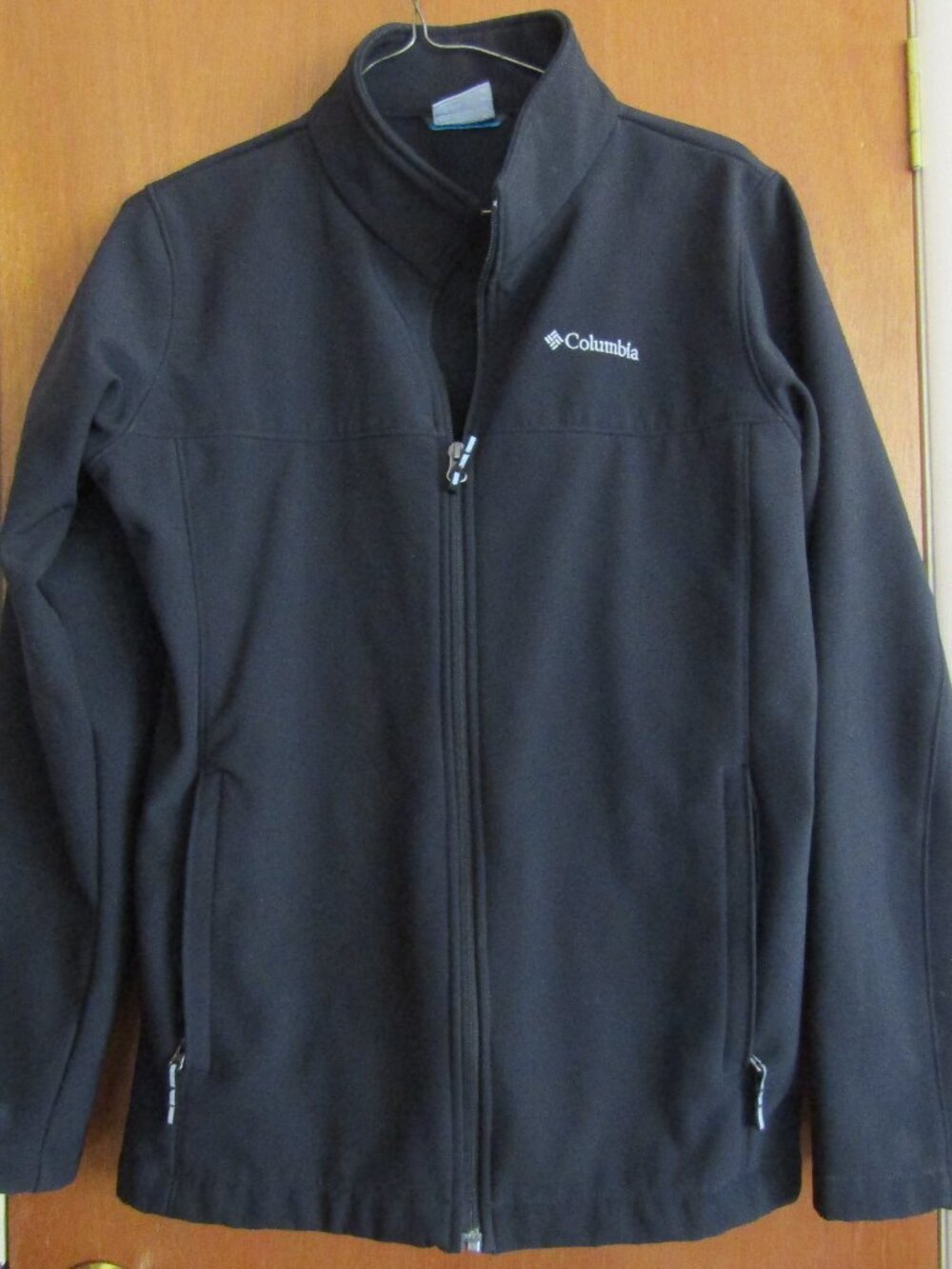 Columbia Black Techno Bond? Fleece Lined Zip Basic Jacket Size XL